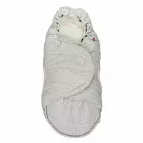 Lodger Bunker Drizzle Waterproof Winter Stroller Footmuff Sleeping Bag Grey Taslon