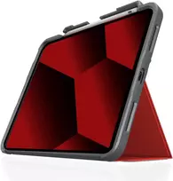 STM Dux Plus Dėklas Apple iPad 10.9 colio (10-os kartos, 2022) – Raudonas / Skaidrus – Didmeninė pakuotė