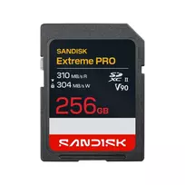 SanDisk Extreme PRO 256GB SDXC UHS-II V90 U3 Class 10 atminties kortelė