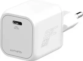 4smarts PDPlug SiC 45W USB-C sieninis įkroviklis, baltas