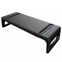 ANTEC MS100 CyberDeck RGB stovas nešiojamam kompiuteriui ir monitoriui su USB šakotuvu