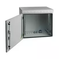 EFB 19 inch sieninis spintos 9U gylis 450mm IP55 surinktas RAL7035 pilkas