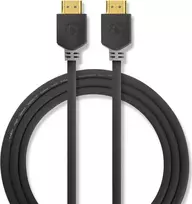 Nedis High Speed HDMI laidas su Ethernet - 4K@60Hz, ARC, 18Gbps, 1,00 m, antracito