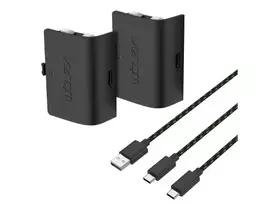 Venom įkraunamų baterijų dvynių pakuotė PS5 DualSense valdikliui - juoda