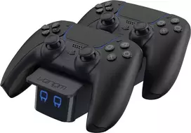 Venom Twin Docking stotelė, skirta PS5 DualSense valdikliams - juoda