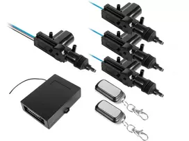 INNE automobilio centrinio užrakto sistema 3+1 nuotolinio valdymo pulteliais, universali 12V