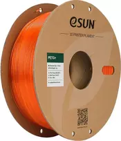 eSUN PETG+ Filamentas 1,75 mm peršviečiamas oranžinis 1 kg popierinė ritė