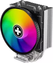 Xilence M404PRO.ARGB procesoriaus aušintuvas - 120mm PWM ventiliatorius, 4 šilumos vamzdeliai, ARGB apšvietimas, Intel/AMD multisocket