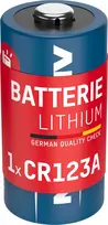 ANSMANN 1510-0072 CR123A ličio baterija – 3V 1600mAh, didelis energijos tankis, 10 metų galiojimas (didmeninė pakuotė)