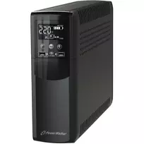 PowerWalker VI 800 CSW linijinis-interaktyvus UPS - 800VA/480W, 2 Schuko lizdai, AVR, USB