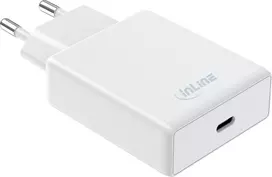 InLine® USB-C PD 65W sieninis įkroviklis, AVS/PPS, baltas
