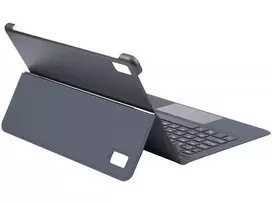 Blackview Tab 10 klaviatūra pilka - nuimamas Pogo Pin klaviatūros dėklas su stovu