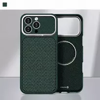 Evelatus Apple iPhone 17 Pro Max Carbon Premium Edition MagSafe dėklas žalias