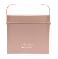 Rio CSBL-EU/1,1 Cosmetic Case Large Lush Box – aliumininis kosmetikos lagaminas su pakeliamais padėklais ir užrakinamais užraktais, juodas