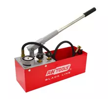 AWTOOLS 12L rankinis slėgio bandymo siurblys 50 bar su manometru ir žarna