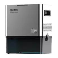 MAKERA Cyclone dulkių atskyriklis – didelio efektyvumo dulkių separatorius, skirtas dirbtuvių dulkių siurbliams, 50 mm jungtys, baltas