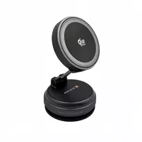 Evelatus Qi2 25W magnetinis belaidis automobilinis įkroviklis su AutoSpring spirale USB-C kabeliu 1,2 m, juodas