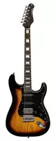 Stagg SES-60 SNB elektrinė gitara - Sonic Blue, SSS garso davikliai, alksnio korpusas