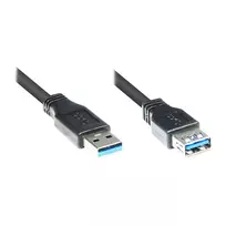 Good Connections USB 3.0 prailginimo kabelis, Type-A male į Type-A female, juodas, 3 m 2711-S03