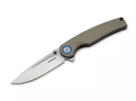 Boker Magnum Shark Knife 01SC007 sulankstomas peilis su 440A plieno geležte ir G-10 rankena, juodas
