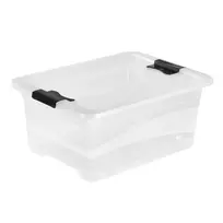 keeeper Crystalbox Cornelia dėžė su dangčiu, 12 L, permatoma, 39,5 x 29,5 x 17,5 cm