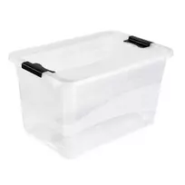 Keeeper Crystalbox Cornelia dėžė su dangčiu 52L, 59,5 x 39,5 x 34 cm, permatoma