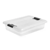 Keeeper Crystalbox Cornelia dėžė su dangčiu 7L, 39,5 x 29,5 x 9,5 cm, permatoma