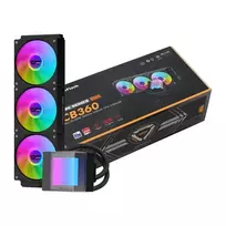 DarkFlash CB360 360mm ARGB skysčių aušinimo CPU cooleris - juodas