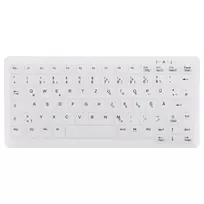 CONTOUR DESIGN Active Key MedicalKey AK-C4110 belaidė klaviatūra, QWERTZ DE, balta, IP68 dezinfekuojama, įkraunama