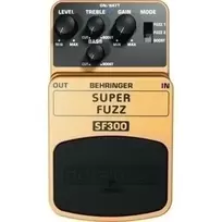 Behringer SF300 Super Fuzz efektų pedalas su 3 režimais elektrinei gitarai