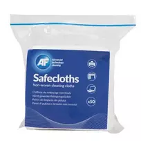 AF Safecloths 34cm x 32cm 50 vnt. neplaušėjančios valymo šluostės ekranams ir optikai