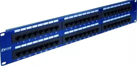 EMITERNET PANEL 19, 48XRJ45 UTP CAT.5E (2U) BLUE DCN/PPFA652K488C5E