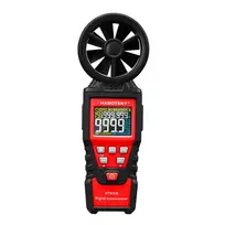 HABOTEST HT625B skaitmeninis anemometras su USB, vėjo greičio/temperatūros/oro tūrio matuoklis, apšviestas LCD ekranas, išorinis sparnuotės jutiklis