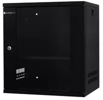 EMITER EM/SH02B5412-08 Light Series 19 colio 12U sieninis tinklo spintos korpusas, grūdinto stiklo durelės, 550×450×590 mm