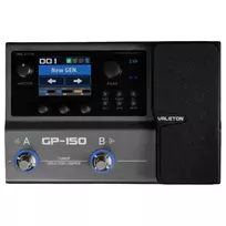 Valeton GP-150 Gitaros Multiefektų Procesorius su Išraiškos Pedalu, 140+ Efektų, 90+ Stiprintuvų Modelių, 90+ Kabinetų Modelių, 20 Vartotojo IR Slotų, 90 Sekundžių Looper, Būgnų Mašina, USB-C Garso Sąsaja, 200 Presetų