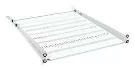 DIGITUS TN-19-550-1U-GY 1U fiksuota stelažo lentyna, 550 mm gylio, pilka RAL 7035, 25 kg apkrova