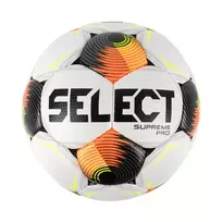 Select Supreme Pro FIFA Basic futbolo kamuolys, baltai-juodai-oranžinis, 1001356/111148, 5 dydis