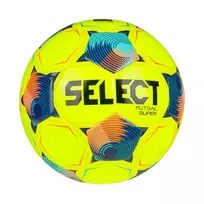 Select FB Futsal Super v26 FIFA Quality Pro futbolo kamuolys, geltonai mėlynas, 4 dydis