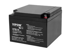 Gelinis akumuliatorius VIPOW 12V 26Ah