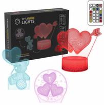 Manta SNL115RGB LED lamp Light decoration Heart RGB 3D