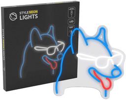 Manta SNL69MT Style Neon Lights DOG WITH GLASSES