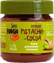 Ekologiškas pistacijų ir kakavos kremas su cukranendrių cukrumi, 190 g