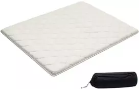 Japoniškas tatami futonas (čiužinys) 2032 x 1524 x 63,5 mm, sulankstomas, 9 sluoksnių, baltas