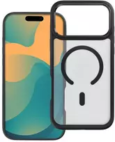Dėklas Case for iPhone 14 Pro Max Forcell F-Protect Smoke Hybrid Premium Lite compatible with MagSafe juodas