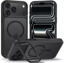 Dėklas Tech-Protect MagStand MagSafe CC Case for iPhone 18 Pro / 17 Pro - Matte Juodas