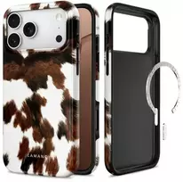 Dėklas Tech-Protect Lamano MagSafe case for iPhone 18 Pro Max / 17 Pro - ruda and baltas
