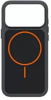 Dėklas SBS D3O Core Case for iPhone 18 Pro Max / 17 Pro Max Compatible with MagSafe - Juodas and Oranžinis