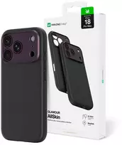 AmazingThing Glamour AllSkin iPhone 18 Pro Max dėklas su kameros dangteliu, suderinamas su MagSafe - Violetinė