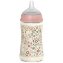 Suavinex Wonderland SX Pro Physiological Anti-Colic kūdikių buteliukas M Medium Flow 3 m+ Pink Flower 270 ml