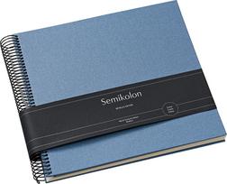 Semikolon Nuotraukų albumas Economy Metallic Edition 23 x 24,5 cm tamsiai mėlynas, su baltais lapais